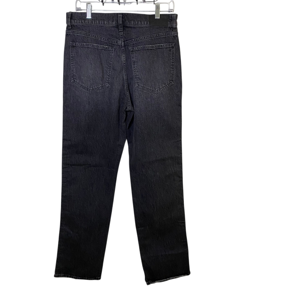 Madewell Women's Charcoal Straight Leg Jeans - Picture 4 of 16